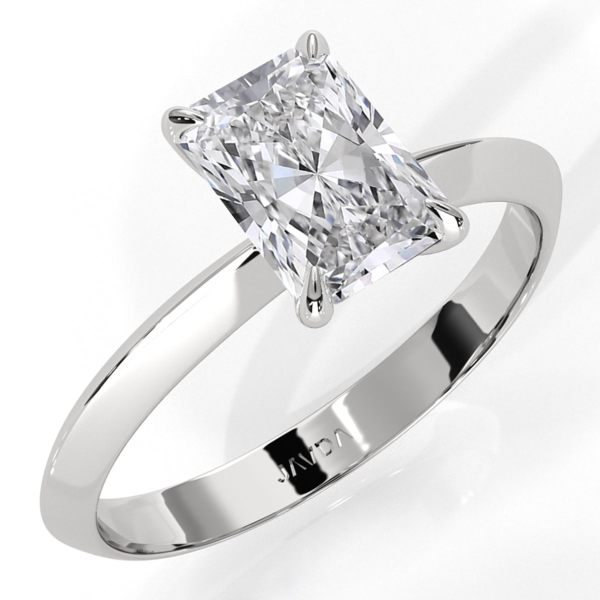 3g 2.2mm Claw Prong Solitaire Style Lab Grown Diamond Engagement Ring IGI Certified 1.00 Ctw.